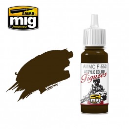 MIGF553 FIGURE PAINT BURNT BROWN RED