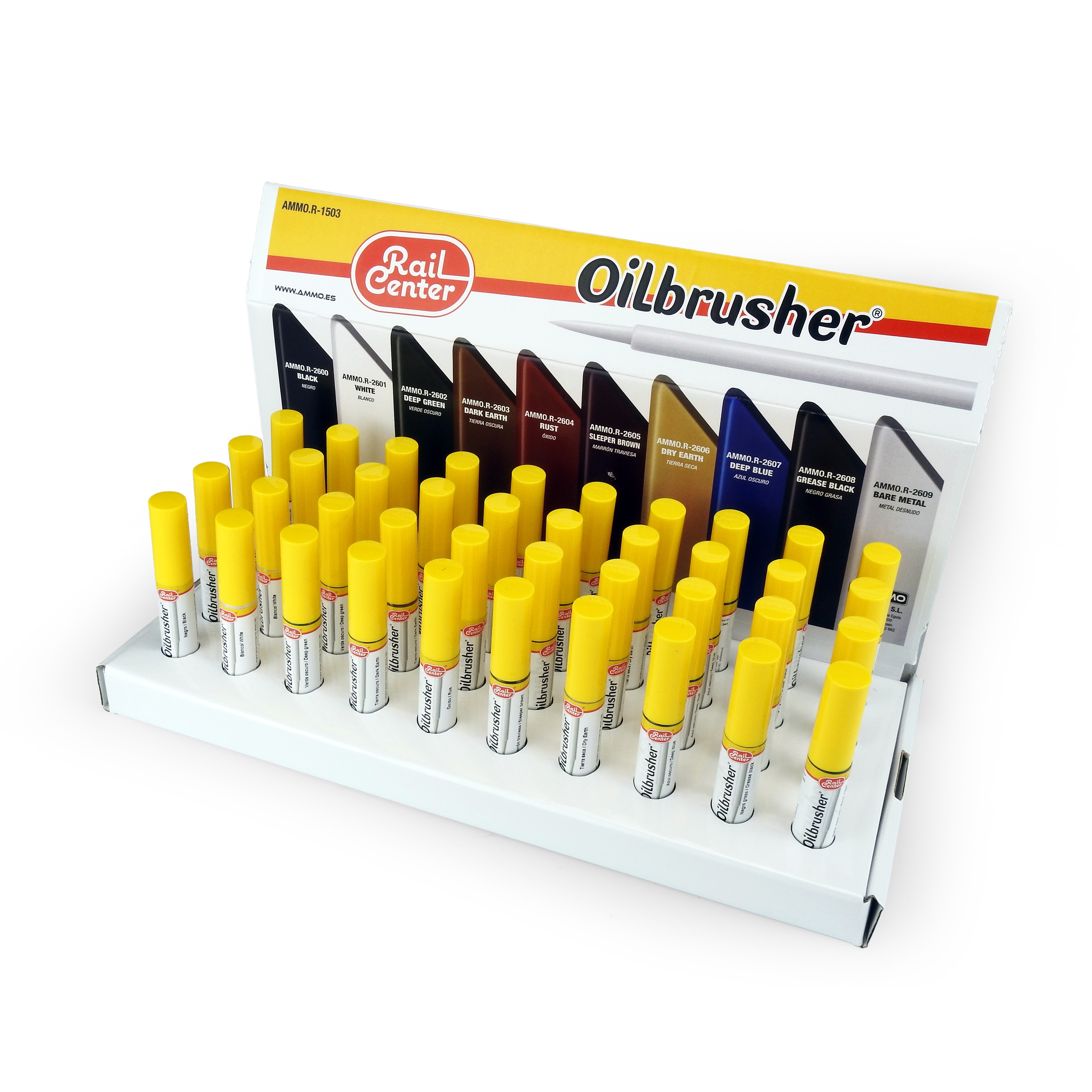 MIGR1503 Rail Centre Oilbrushers Display