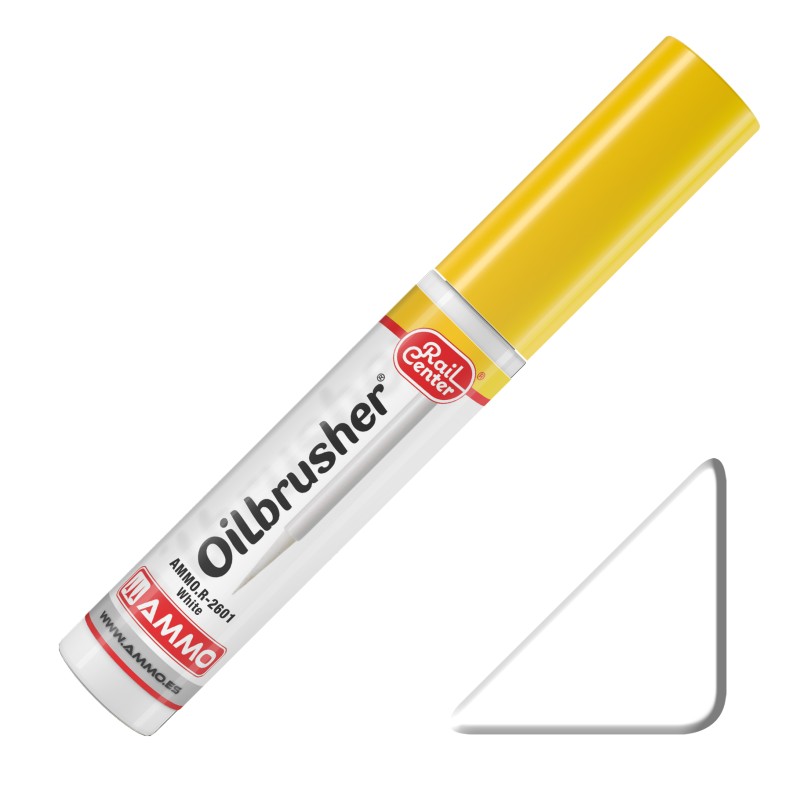 MIGR2601 Rail Center Oilbrusher White