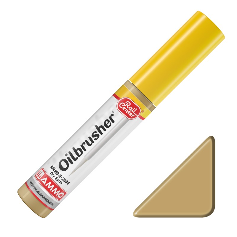 MIGR2606 Rail Center Oilbrusher Dry Earth