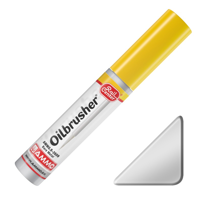 MIGR2609 Rail Center Oilbrusher Bare Metal