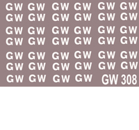 GREAT WESTERN RAILWAY - 4mm Scale Model Railway Decals (OO, EM & P4 Gauges)
