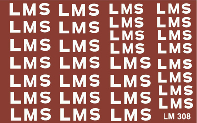MMLM308 LMS LARGE WAGON LETTERING