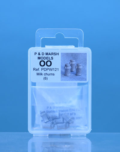 PDPW121 PD Marsh OO Gauge Milk Churns