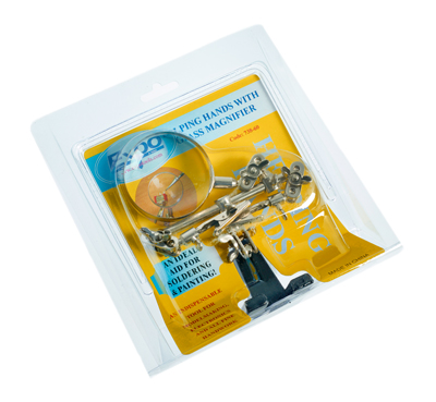 73860 Helping Hands with Glass Magnifier