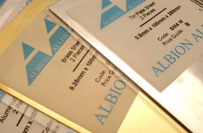 SM4 Albion Alloys - Tin Sheet 0.028