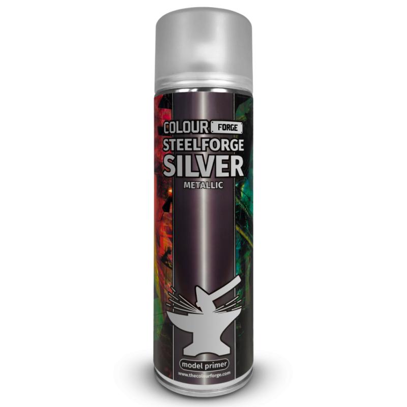 TCF-SPR-017 CF Spray Steelforge Silver (500ml) TCFSPR017