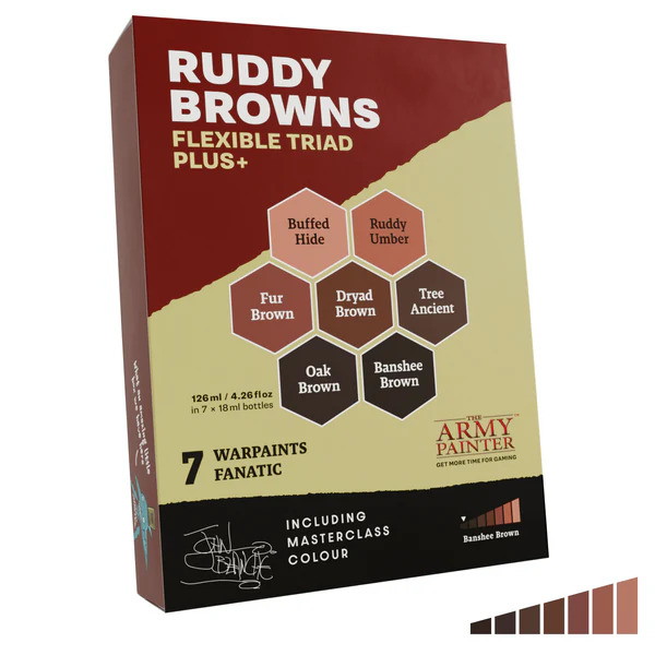 WP8089P Army Painter FLEXIBLE TRIAD PLUS RUDDY BROWNS