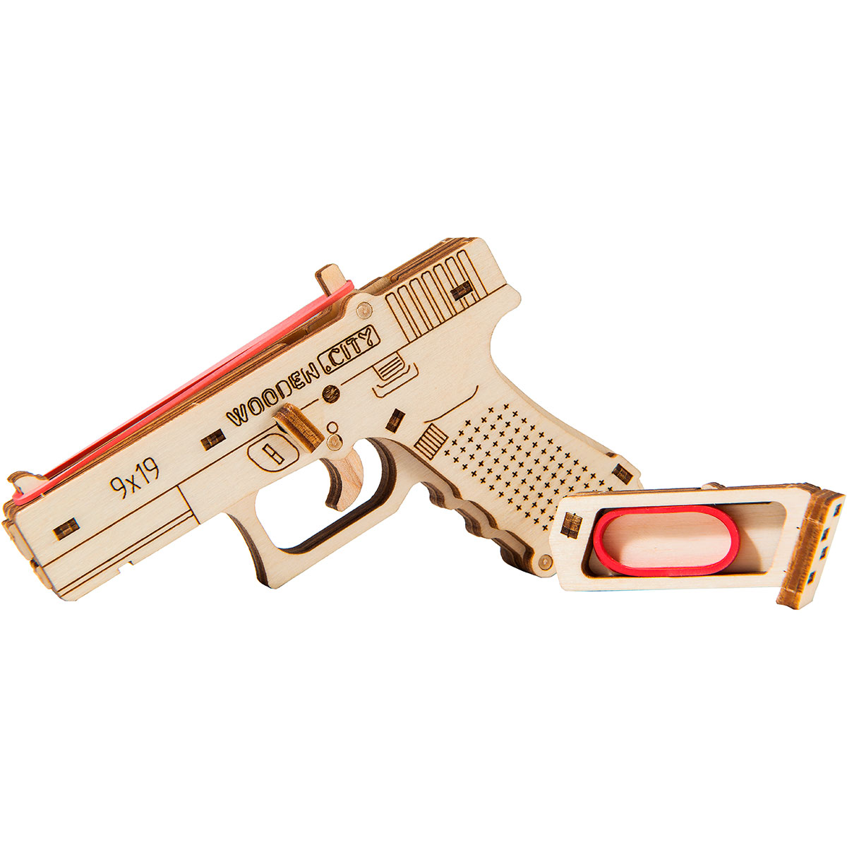 WR349 Wooden City The Guardian GLK-19 Pistol