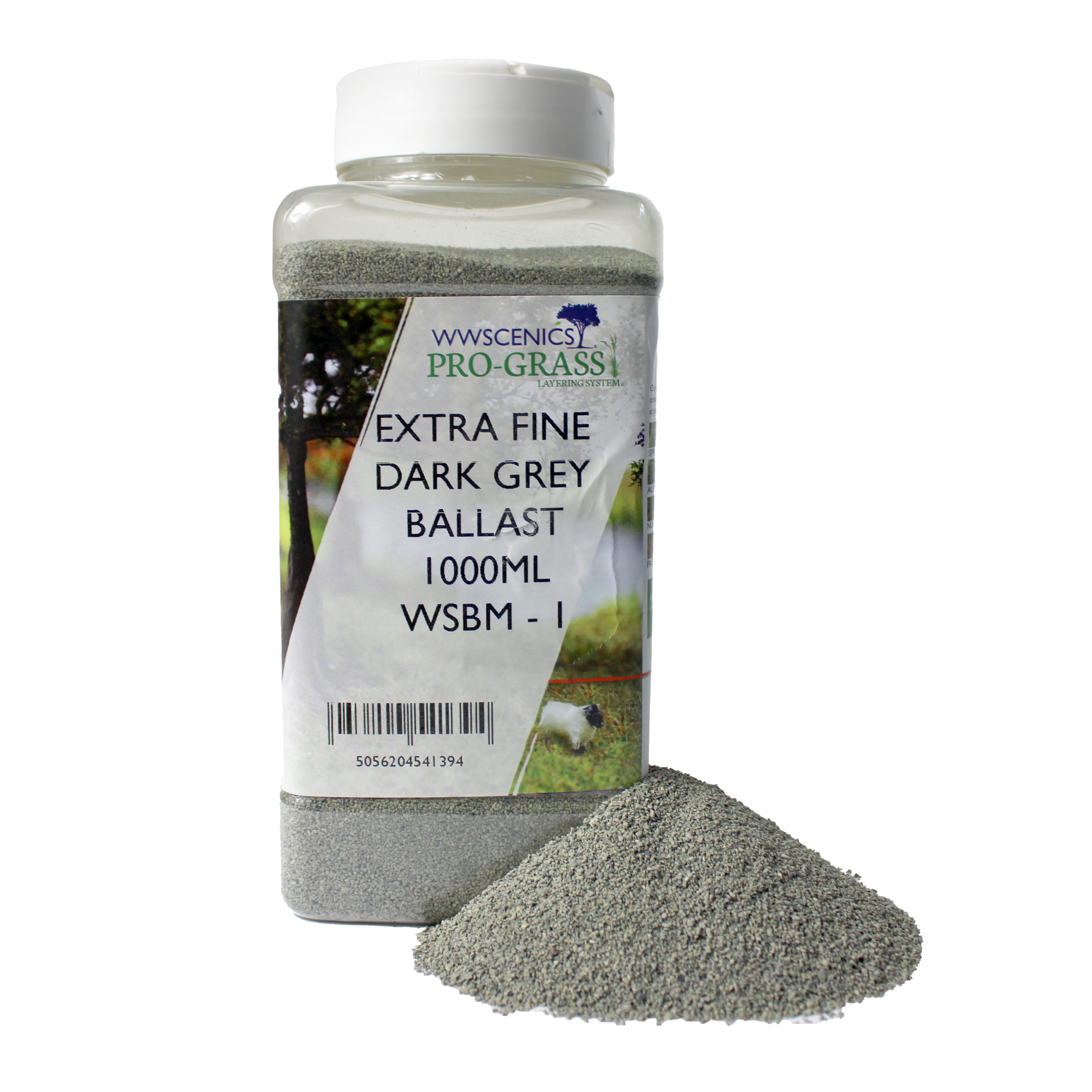 WSBM-1 WW Scenics Extra Fine Dark Grey 1000ml