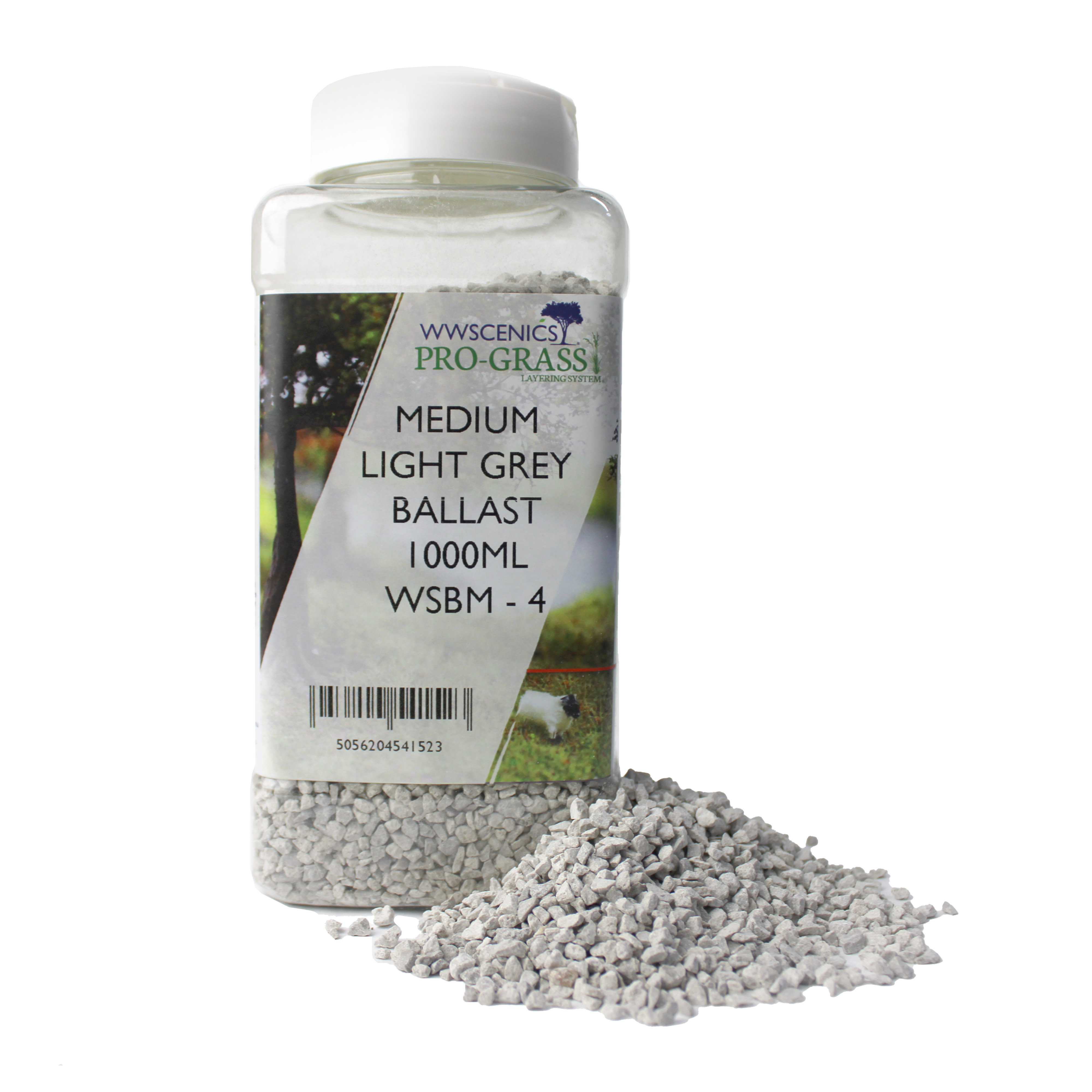 WSBM-4 WW Scenics Medium Light Grey 1000ml