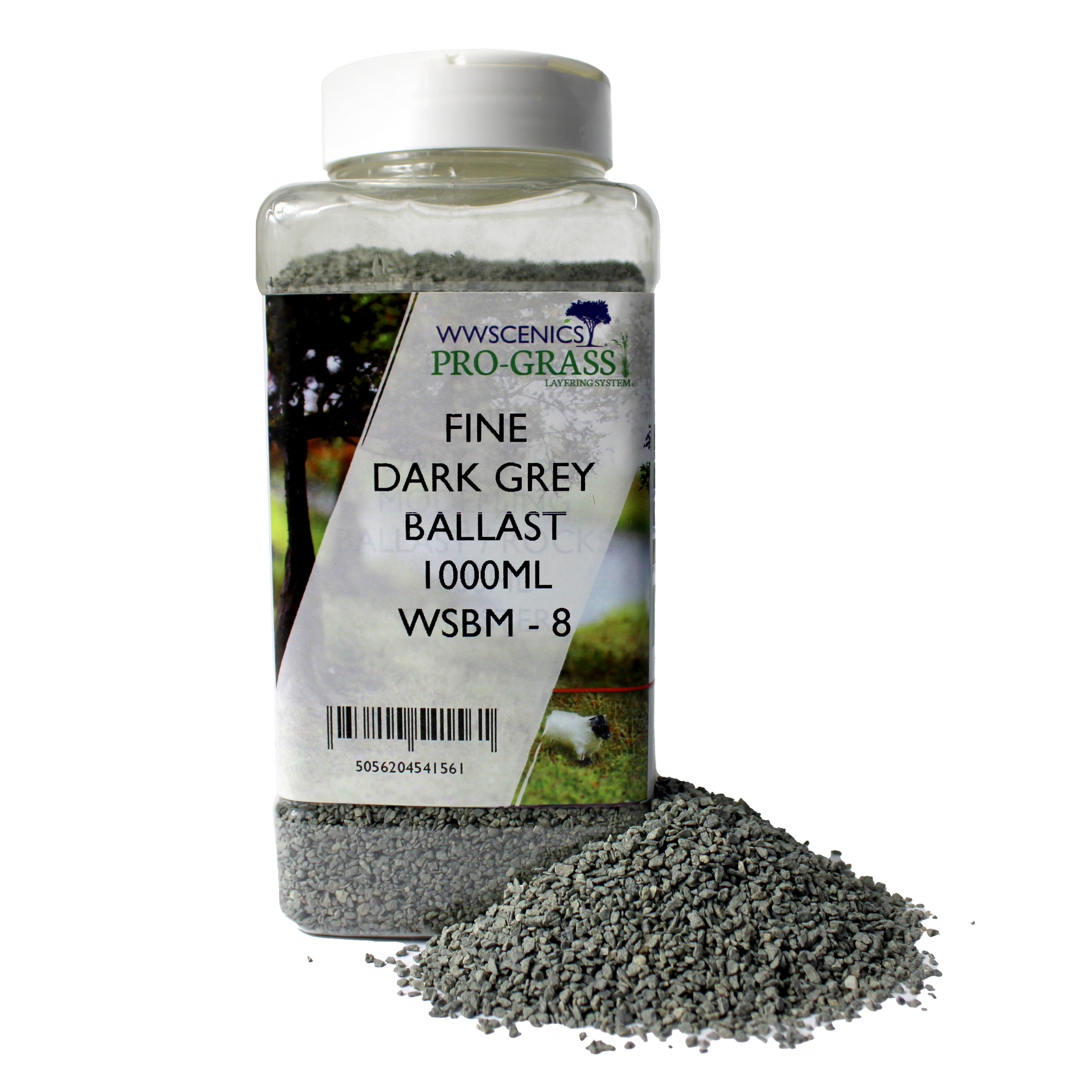 WSBM-8 WW Scenics Fine Dark Grey 1000ml
