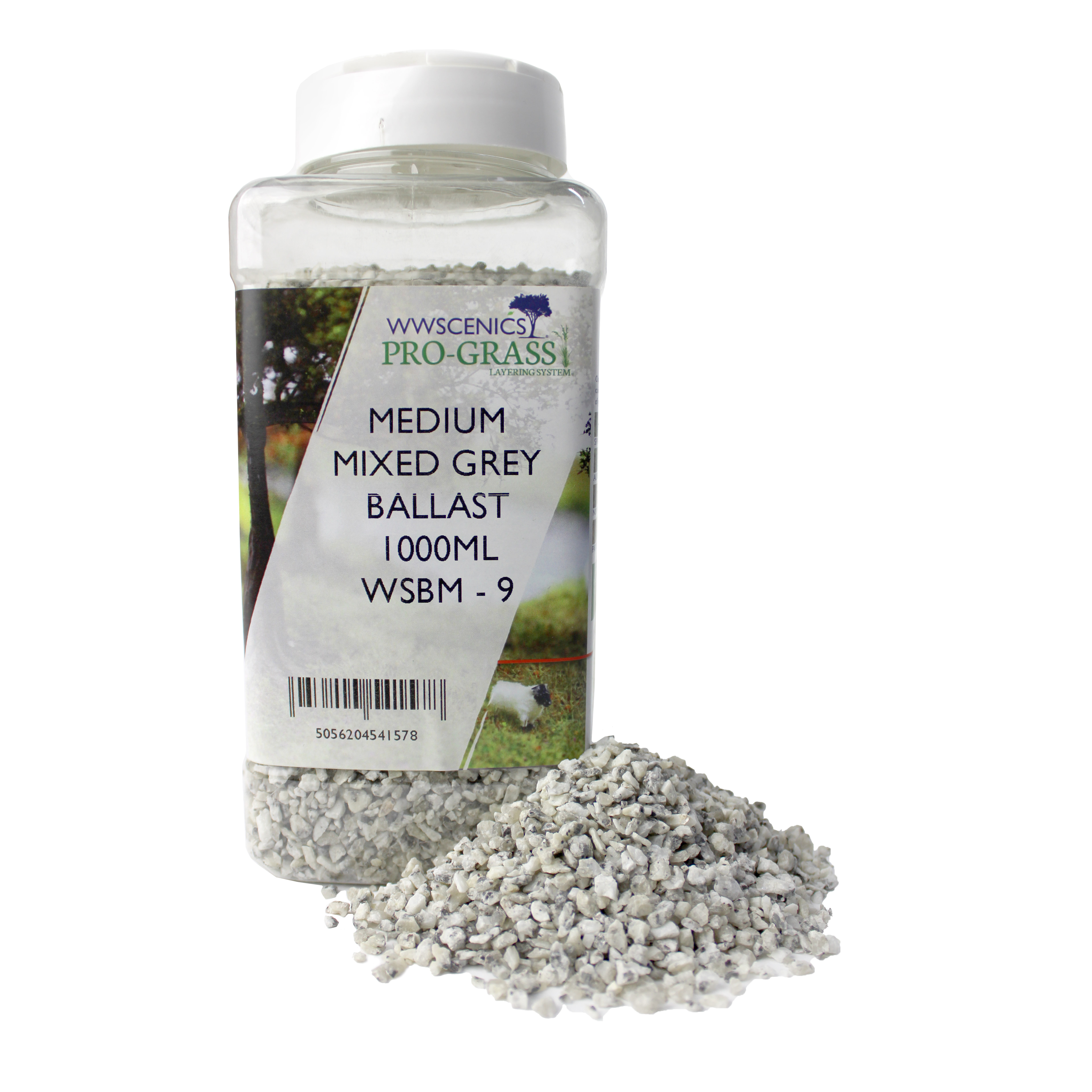 WSBM-9 WW Scenics Medium Mixed Grey