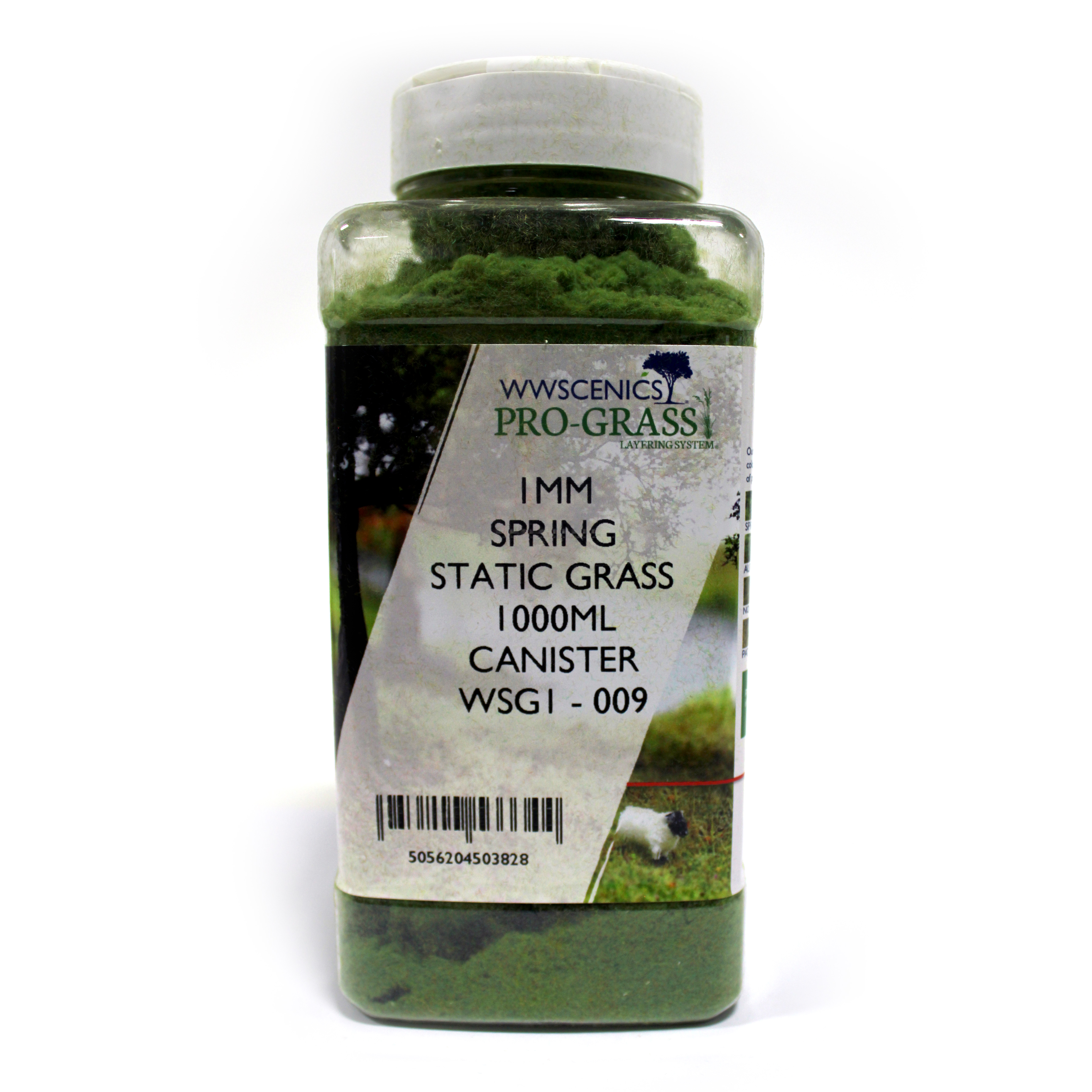 WSG1-009 WW Scenics 1mm Spring 1000ml Canister