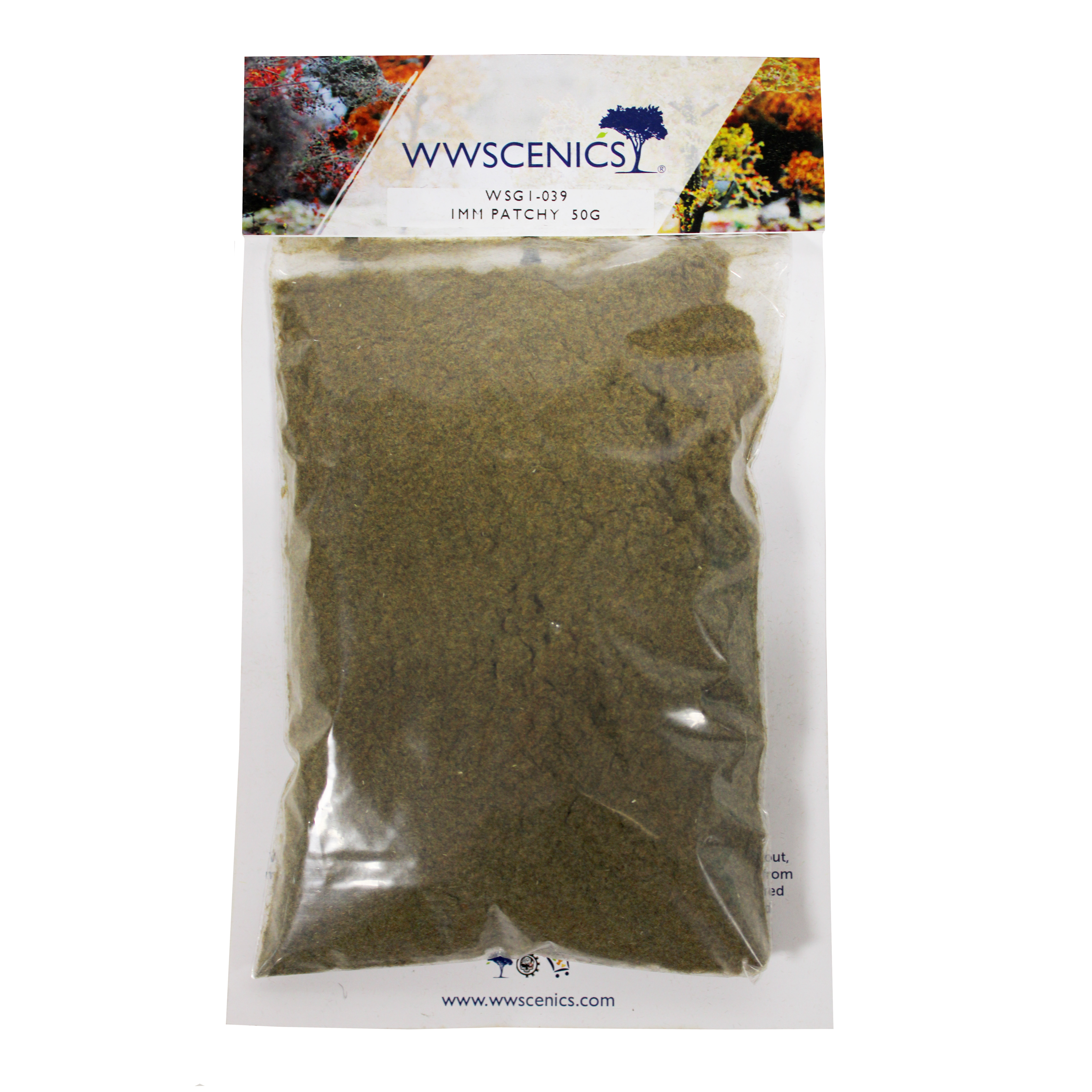 WSG1-039 WW Scenics 1mm Patchy 50g