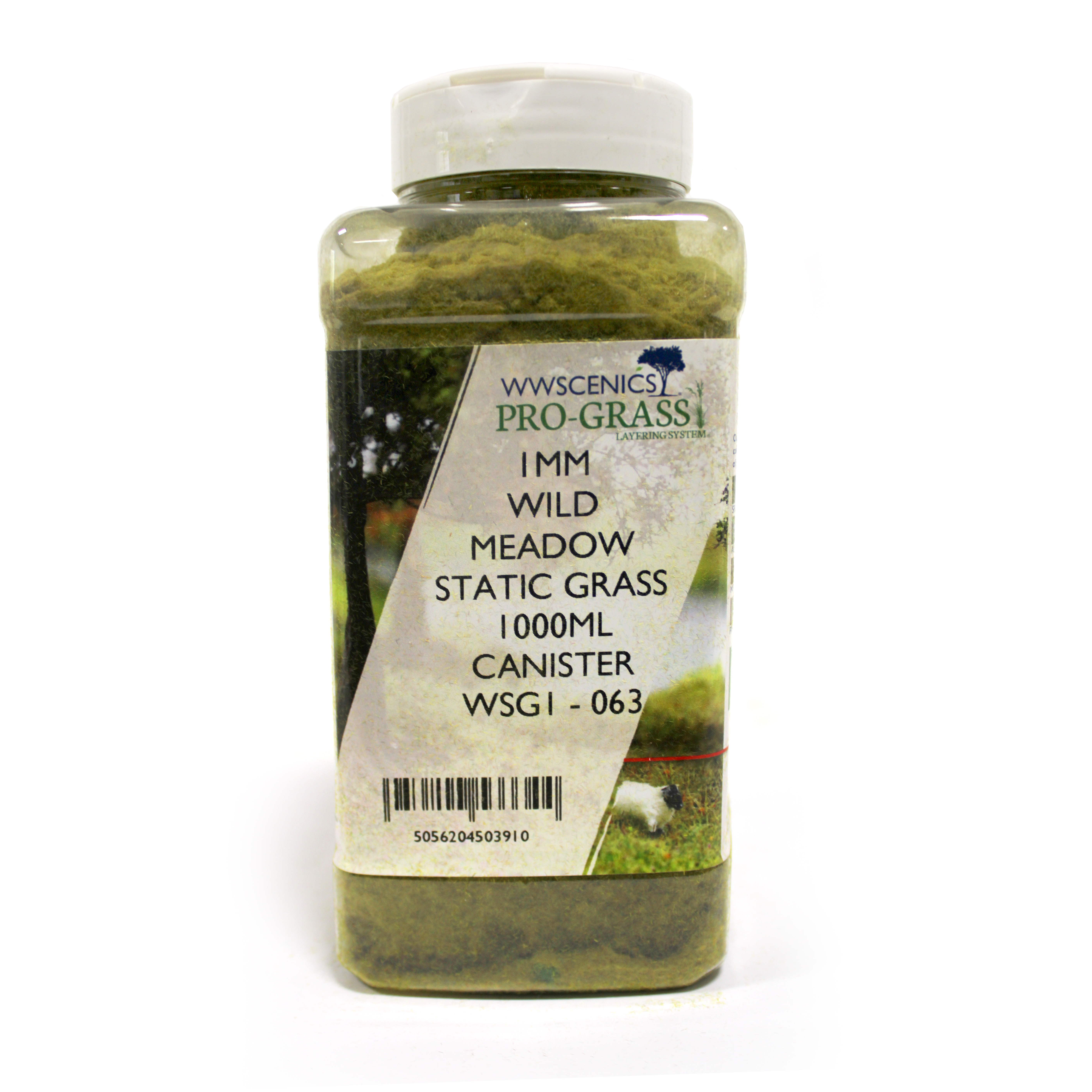 WSG1-063 WW Scenics 1mm Wild Meadow 1000ml Canister