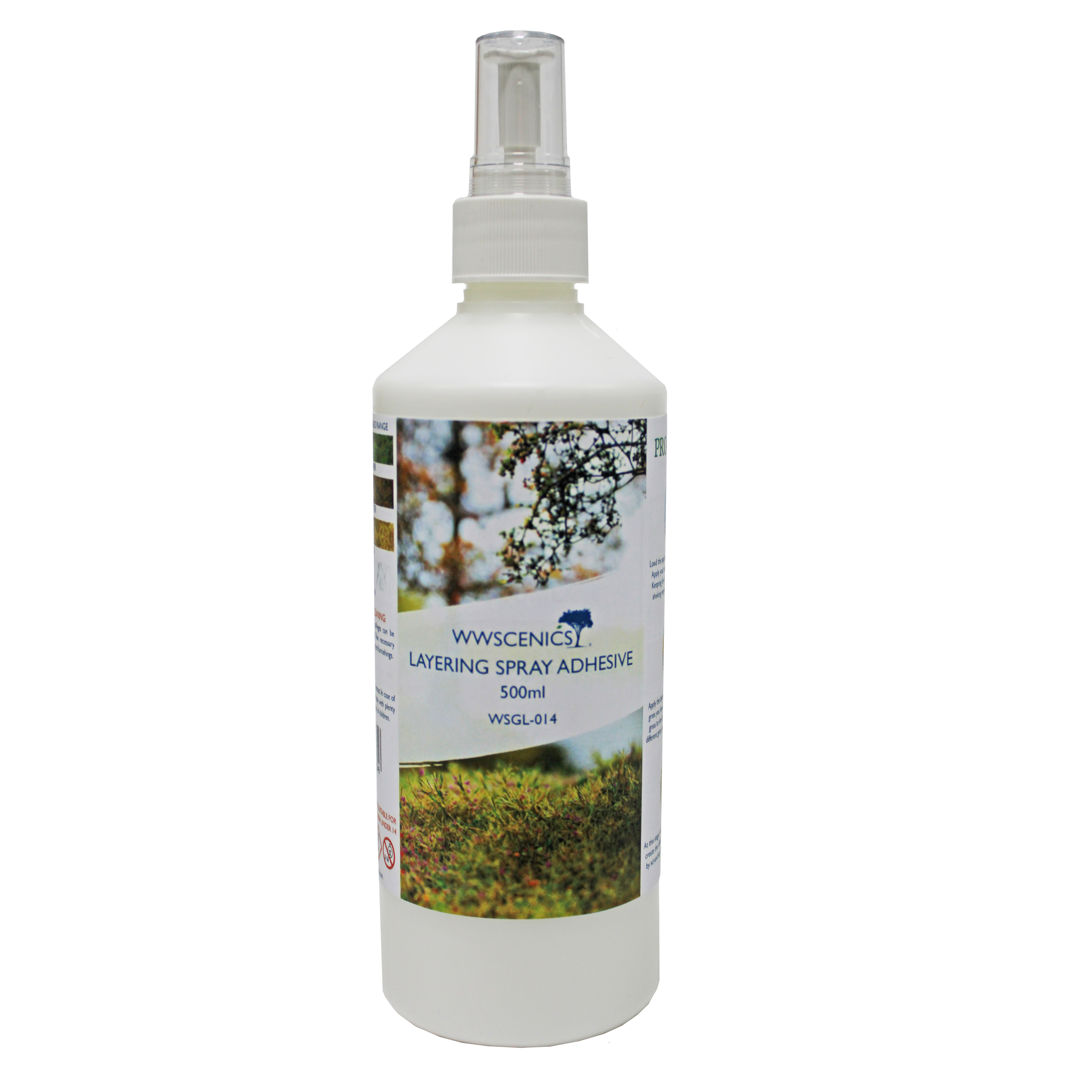 WSGL-014 WW Scenics Static Grass Layering Spray Adhesive 500ml