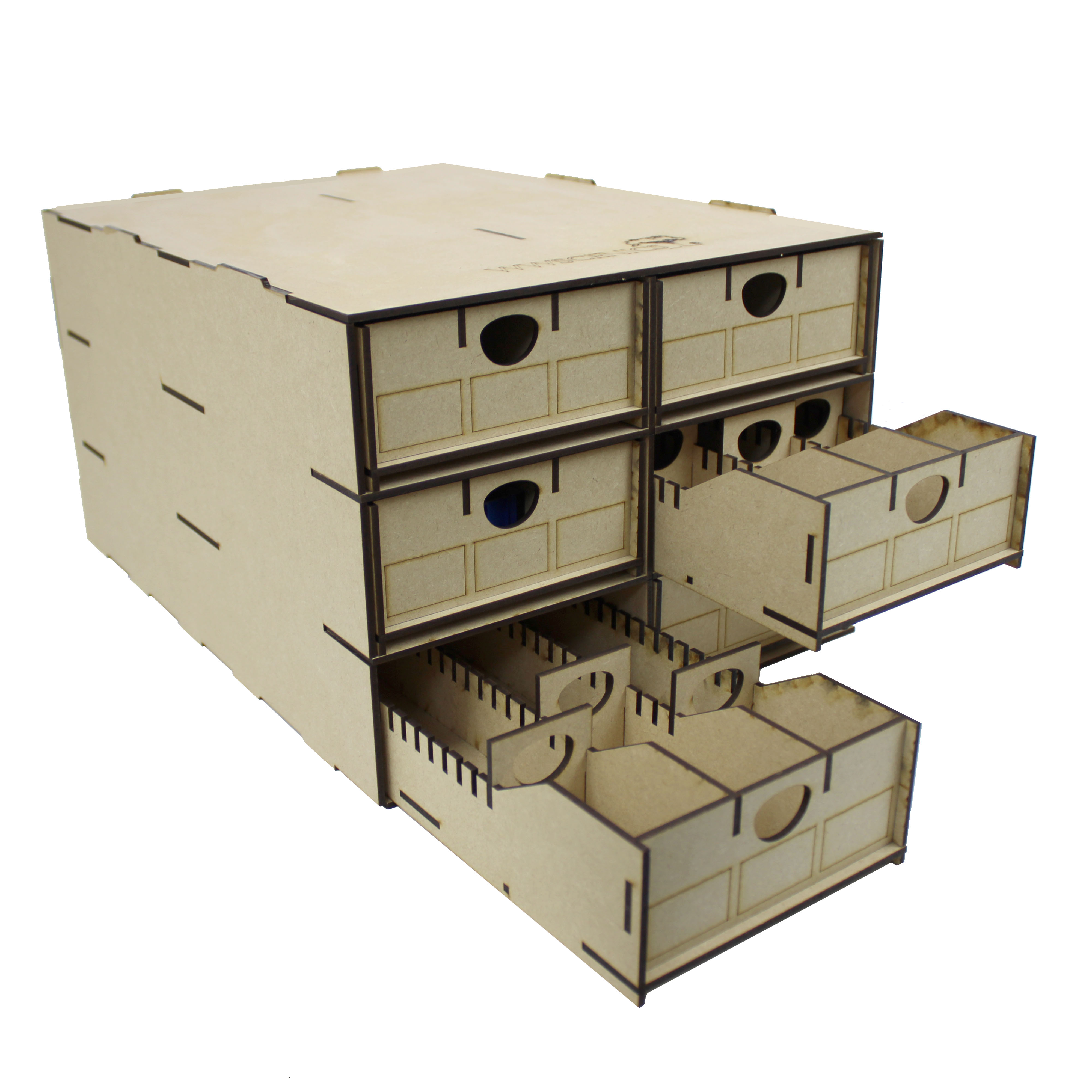 WSLC-018 WW Scenics Rolling Stock Storage Box | 6x Multi-Compartment Drawers