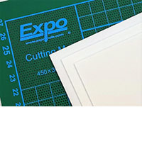 Large Size White Polystyrene (Packs contain 2 sheets 457 x 330mm)