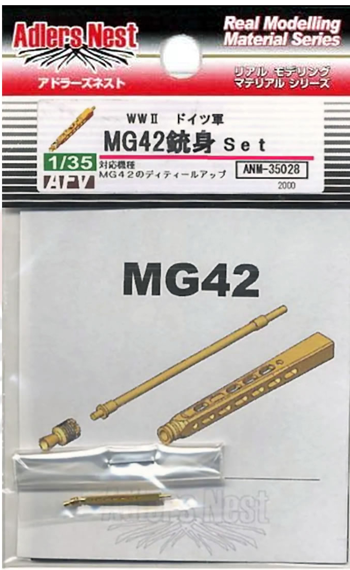 ANM35028 Adlers Nest 1:35 WWII German MG42 Rohr Machine Gun Barrel de