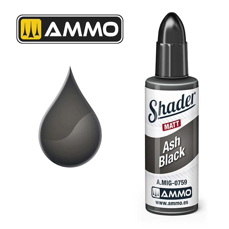 MIG0759 MATT SHADER Ash Black